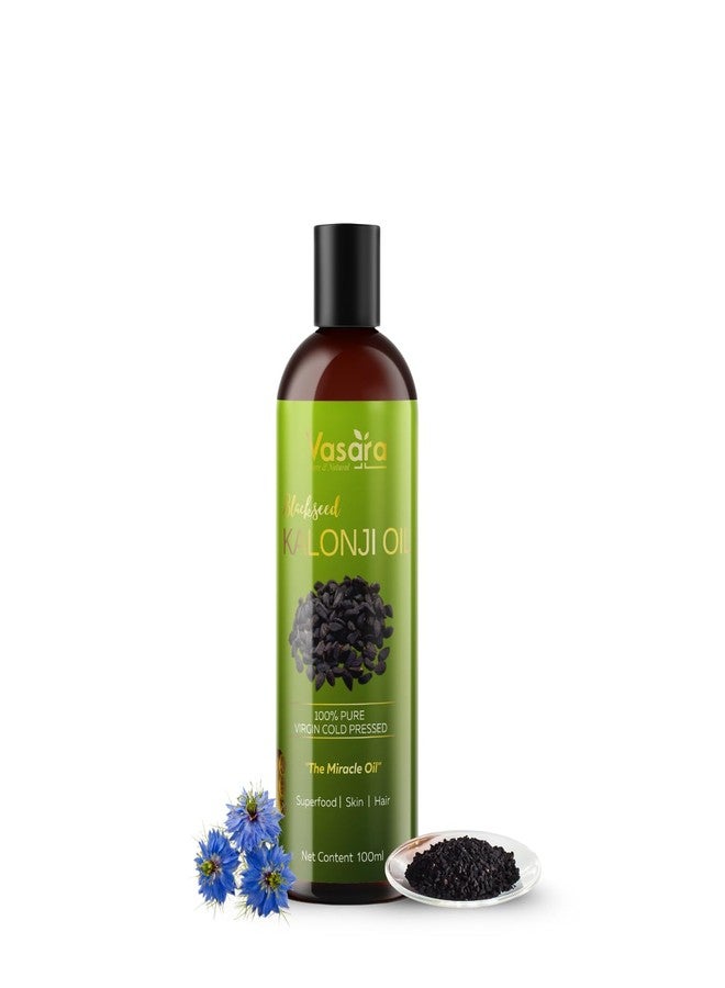 Vasara Virgin Cold Pressed Kalonji/Blackseed Oil (Nigella Sativa) 100ml I Pure & Natural | For Face, Hair, Skin, & Overall Health | High Thymoquinone | Undiluted - Image 2