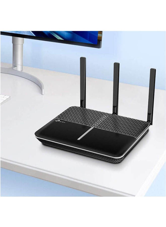 تي بي لينك راوتر مودم واي فاي آرتشر VR600 لاسلكي ثنائي النطاق بتردد 5 جيجاهرتز باتصال VDSL/ADSL جيجابت من تي بي لينك لون أسود. - Image 4