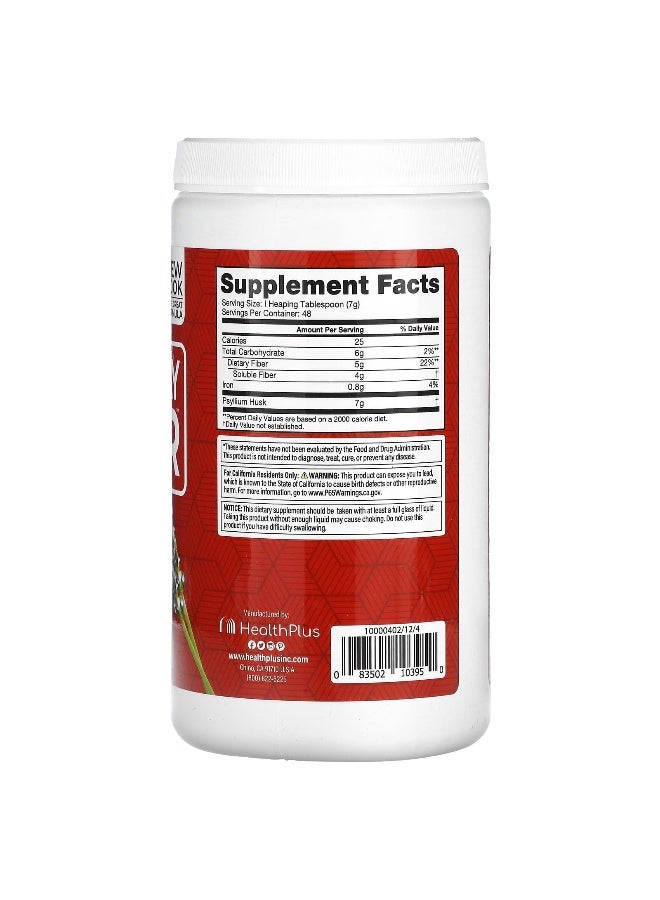 healthplus Health Plus, Every Day Fiber, 12 oz (340 g) (Packaging may vary) - Image 2