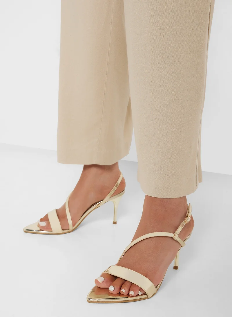 Ginger Pointy Toe Strappy Heel Sandal
