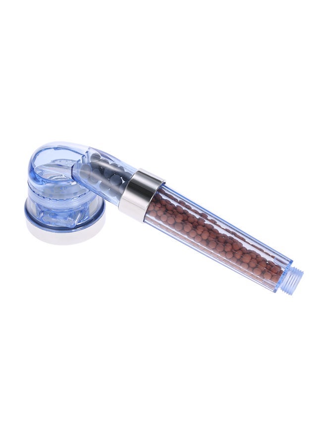 Handheld Water-Saving Bath Shower Nozzle Filter Head Silver/Clear - Image 2