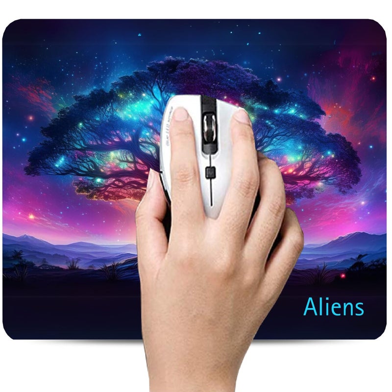 Aliens Mouse Pad for Computer, Laptop, Smooth Premium Cloth Surface, Non-Slip Rubber Base, Speed and Precision Operation Compatible with Laser and Optical Mouse, Gaming, Office, Home 230x190mm (SP-17) - Image 4