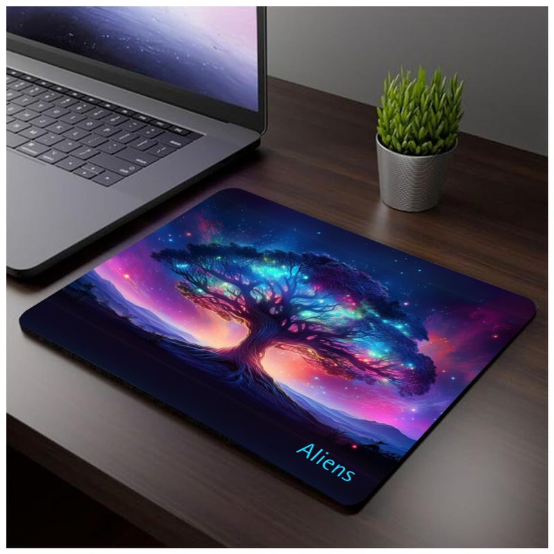 Aliens Mouse Pad for Computer, Laptop, Smooth Premium Cloth Surface, Non-Slip Rubber Base, Speed and Precision Operation Compatible with Laser and Optical Mouse, Gaming, Office, Home 230x190mm (SP-17) - Image 5
