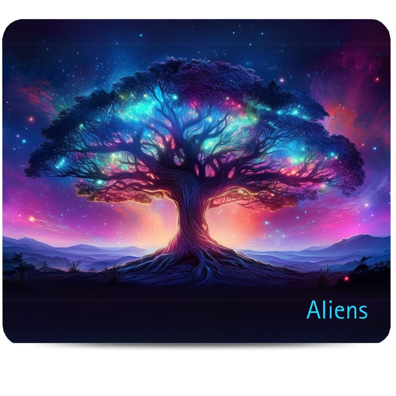 Aliens Mouse Pad for Computer, Laptop, Smooth Premium Cloth Surface, Non-Slip Rubber Base, Speed and Precision Operation Compatible with Laser and Optical Mouse, Gaming, Office, Home 230x190mm (SP-17) - Image 1