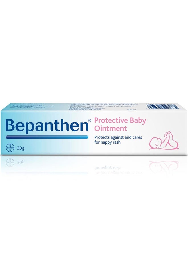Bepanthen Protective Baby Ointment. Treatment & Prevention of Nappy Rash, 30GM