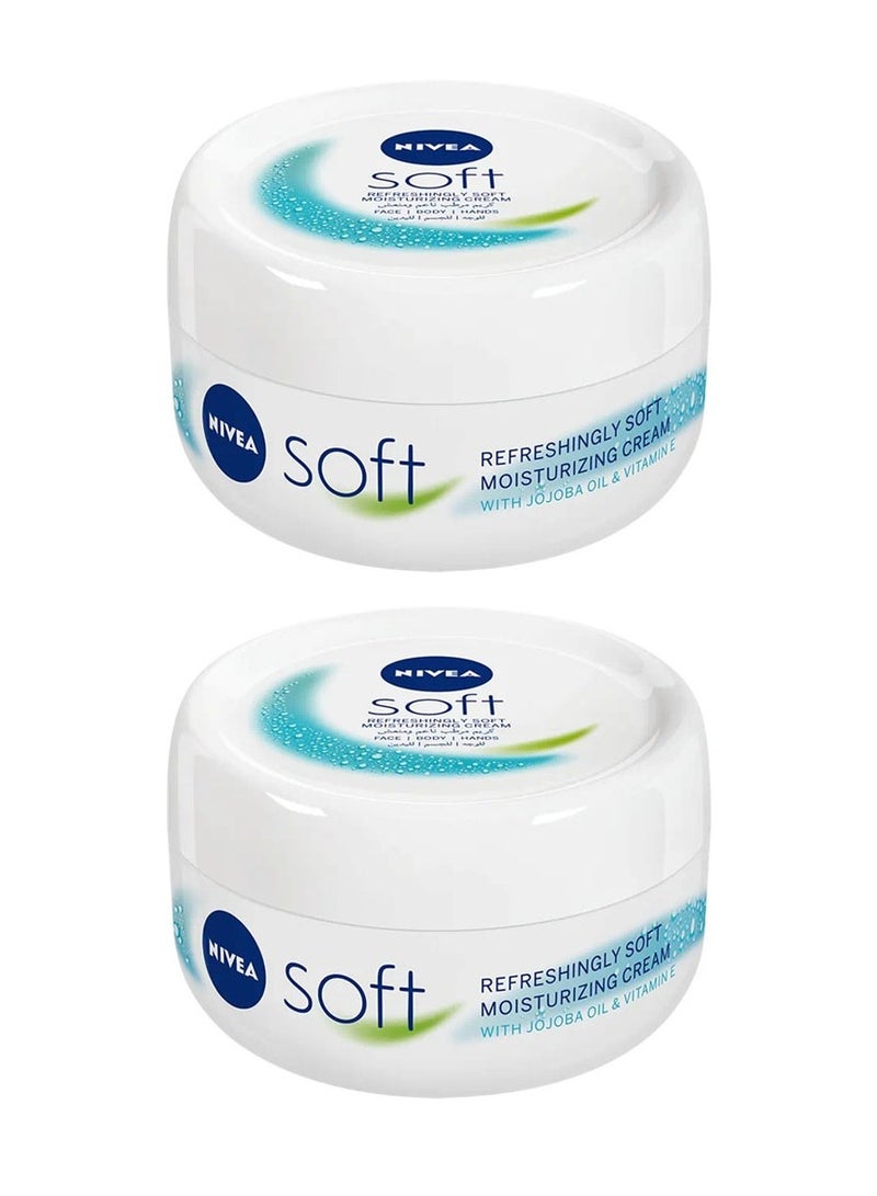 نيفيا قطعتين من كريم مرطب منعش وناعم باللون الأبيض 100 مل - Image 1