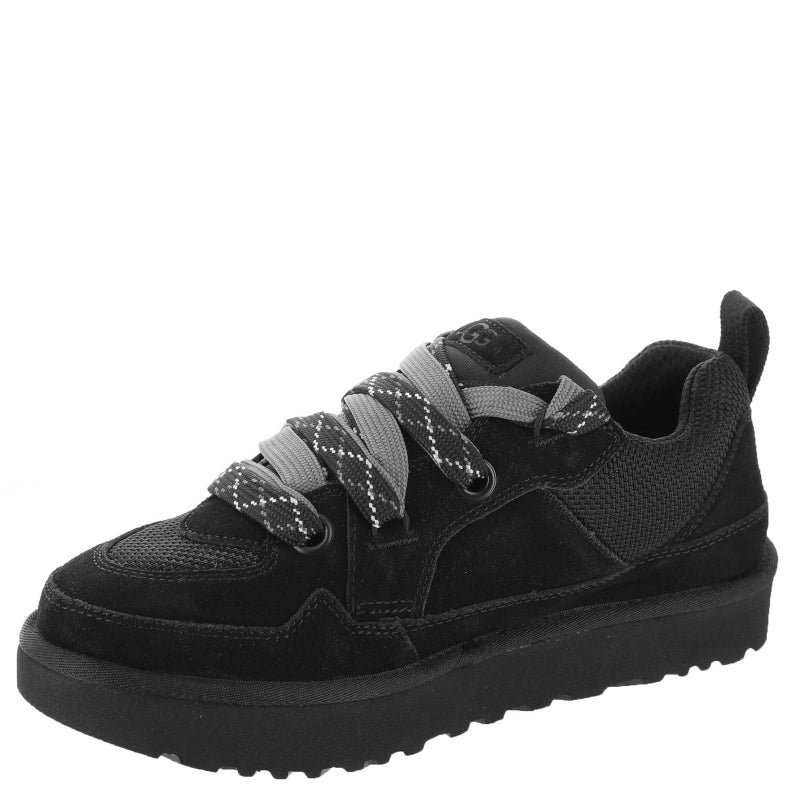 UGG Men's Lo Lowmel Sneaker, Black, 12 - Image 4