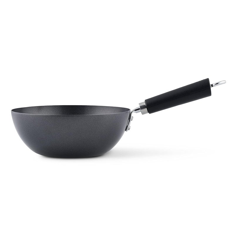 Ken Hom Premium Carbon Steel Non Stick Mini Wok for thinKitchen Induction SafePhenolic Handle Dishwasher Safe2 Year Guarantee Black 20 cm - Image 5
