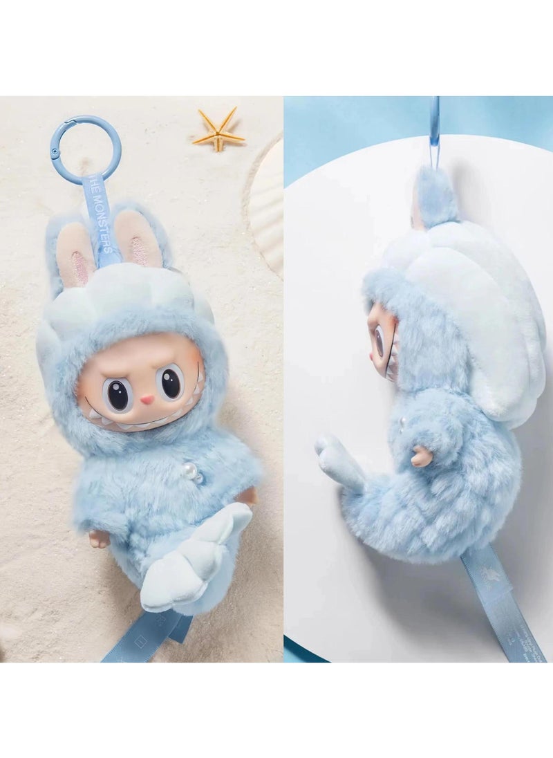 General POPMARTLABUBU Merlion vinyl plush pendant Singapore limited mermaid doll  - Image 2