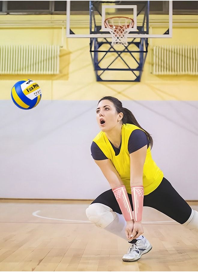 1 Pair Volleyball Arm Sleeves Compression Sports Forearm Sleeves, Passing Protect Arms for Youth, Padded