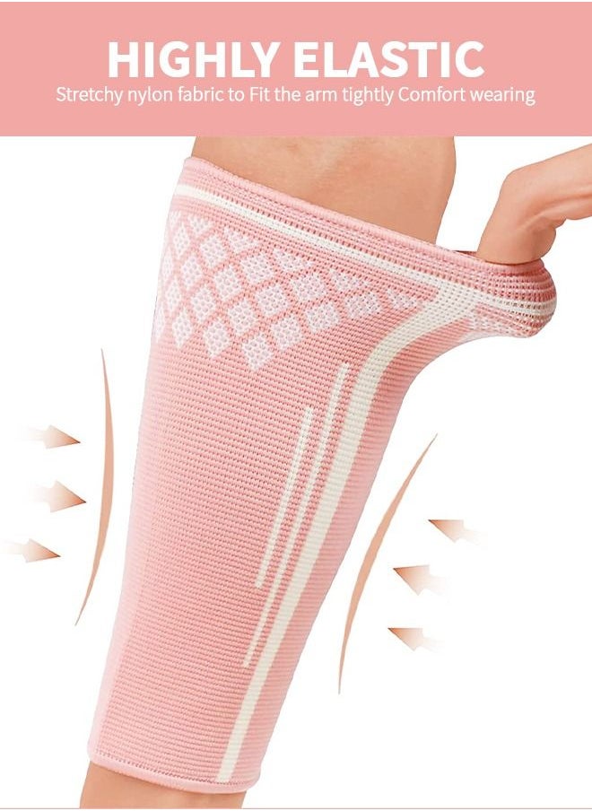 1 Pair Volleyball Arm Sleeves Compression Sports Forearm Sleeves, Passing Protect Arms for Youth, Padded