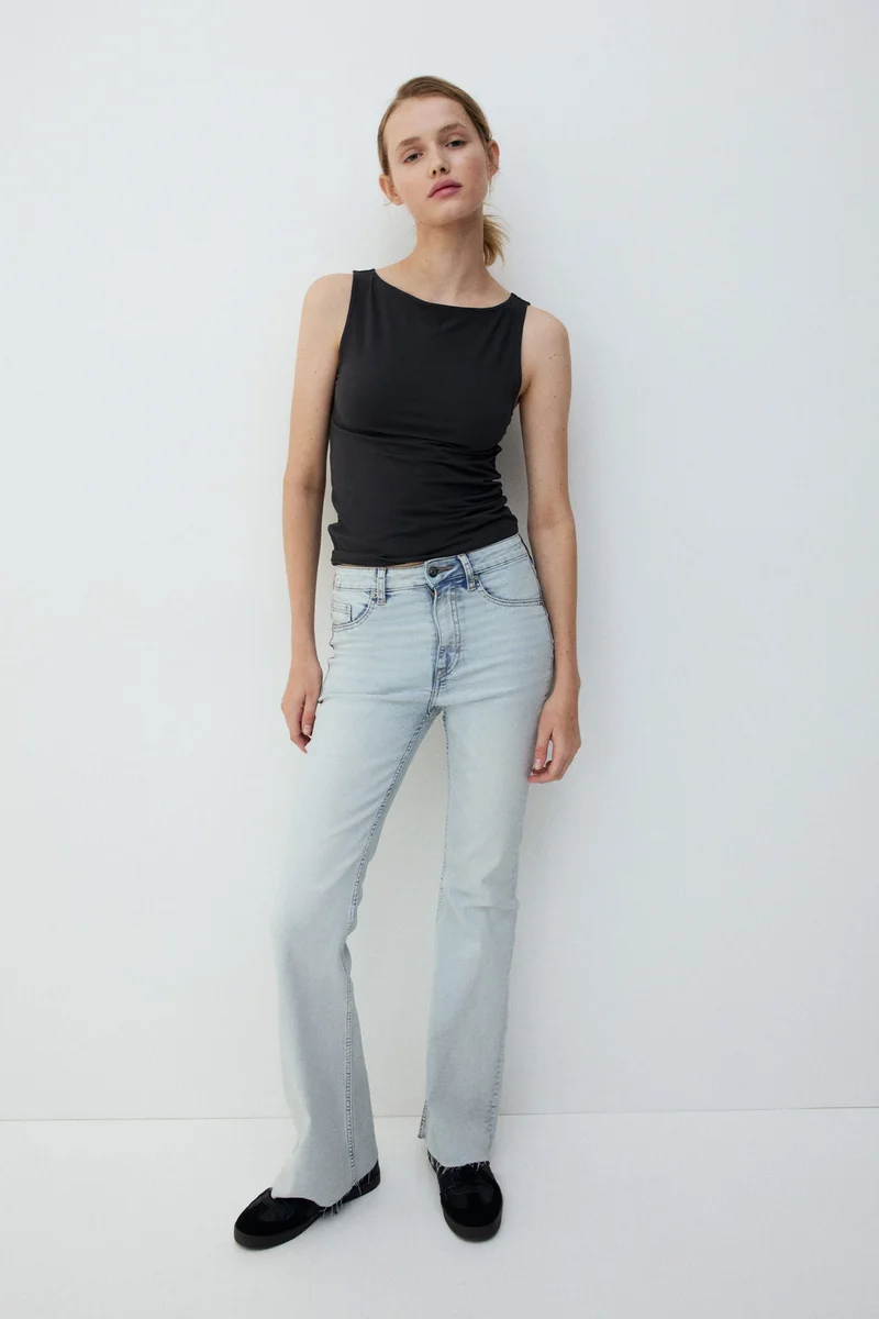 اتش اند ام Flared High Jeans