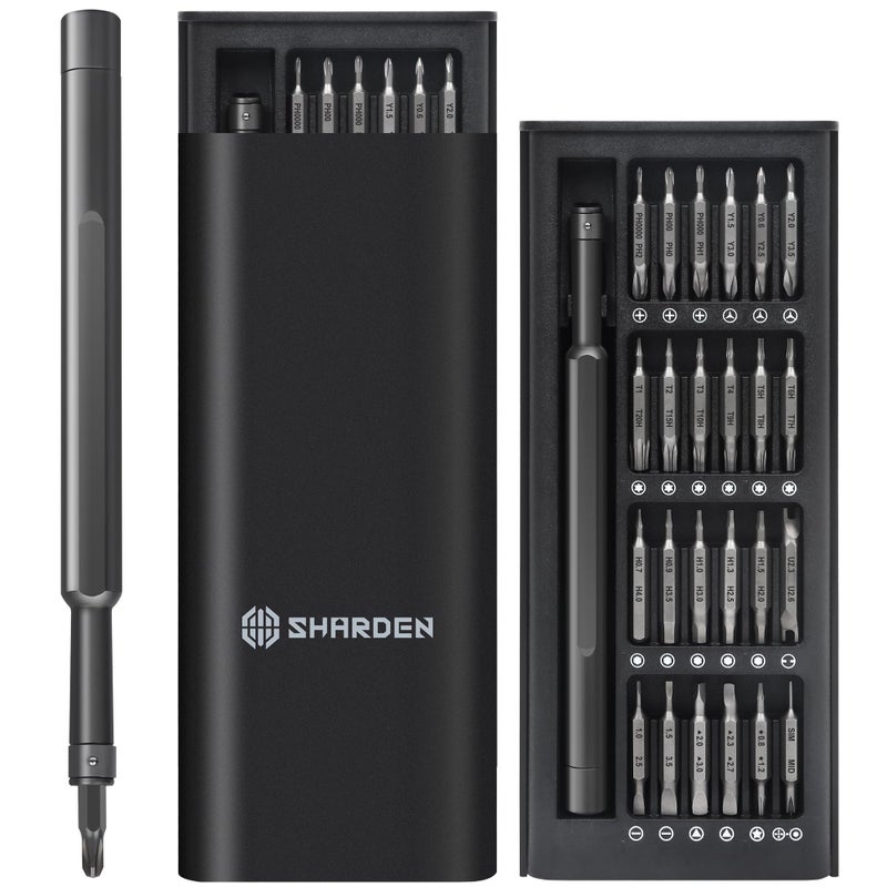 SHARDEN 49 in 1 Precision Screwdriver Set, Small Screwdriver Set with Torx, Pentalobe, Tri-wing, Mini Repair Tool Kit for PC, Laptop, MacBook, Computer, iPhone, PS5, Watch, Glasses, Electronic - Image 1