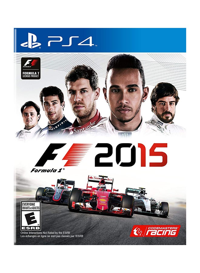 كود ماستر لعبة الفيديو "F1 2015" - منطقة بال - لجهاز ألعاب بلايستيشن 4 - سباق - playstation_4_ps4 - Image 1