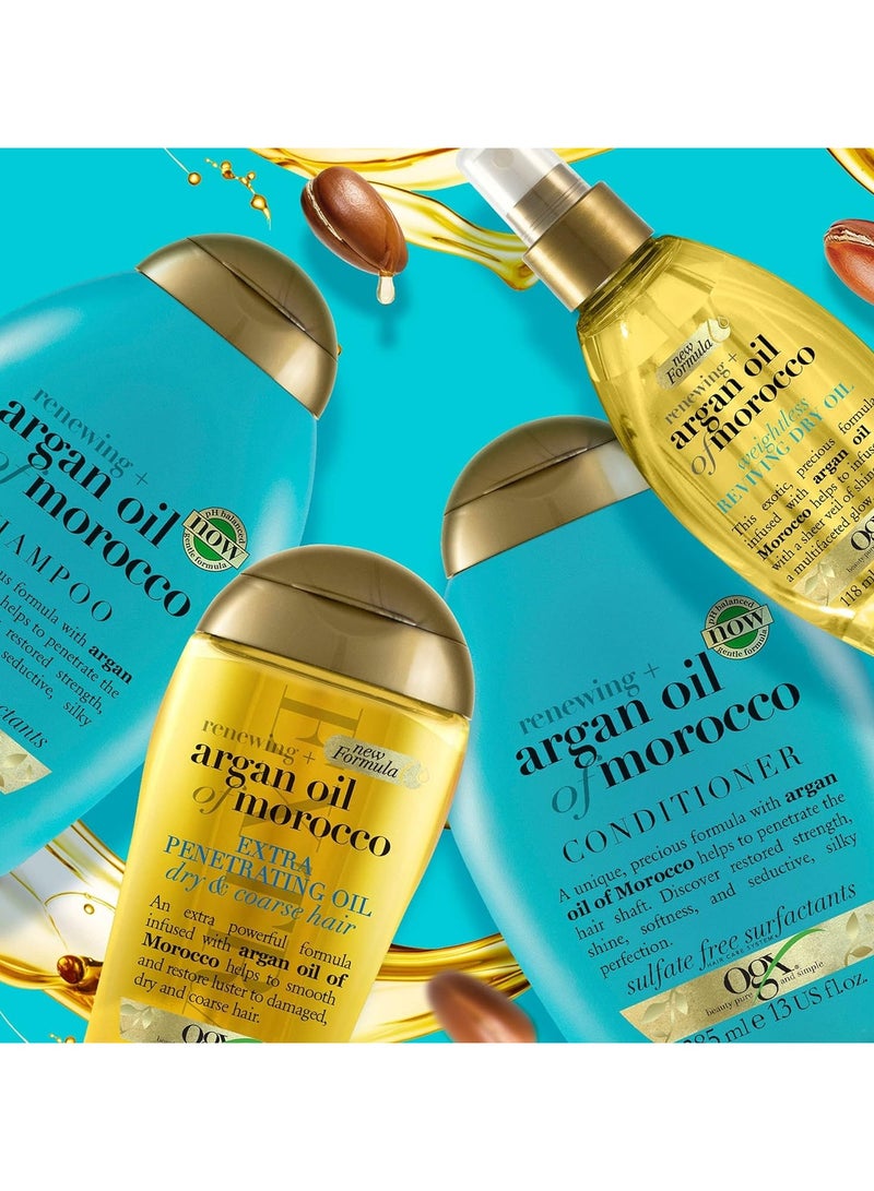 زيت الشعر المغربي المتجدد وزيت الأركان ذو الاختراق الإضافي - view 4