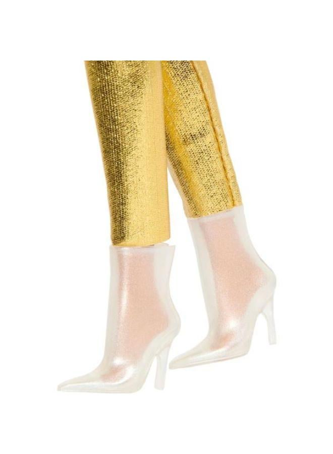 Bingo دمية باربي الشقراء ببدلة ذهبية - Image 3