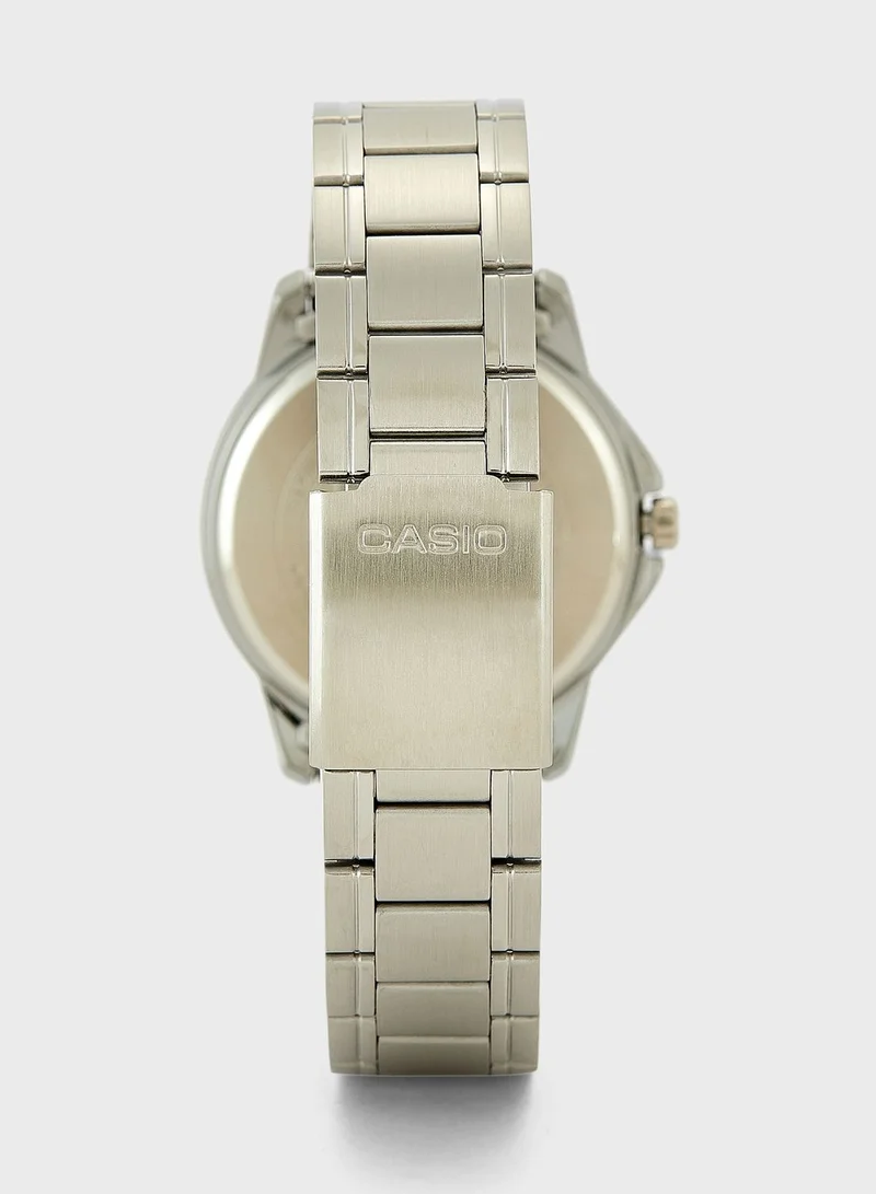 كاسيو ساعة يد تناظرية --