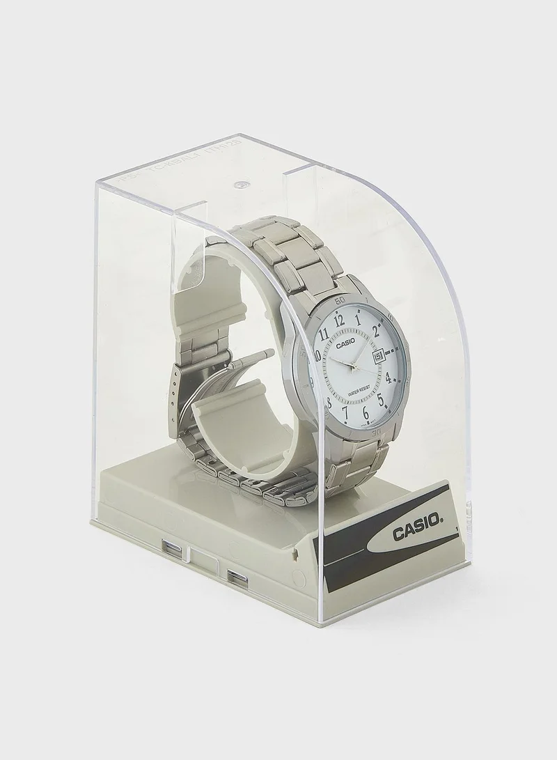 كاسيو ساعة يد تناظرية --