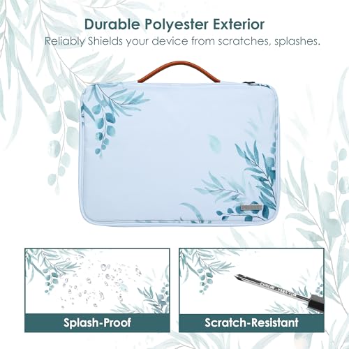 Probus Tender Leaves Canvas Printed Laptop Sleeve Case Cover for MacBook/Laptop | Compatible with 13.3" Laptops - Image 4