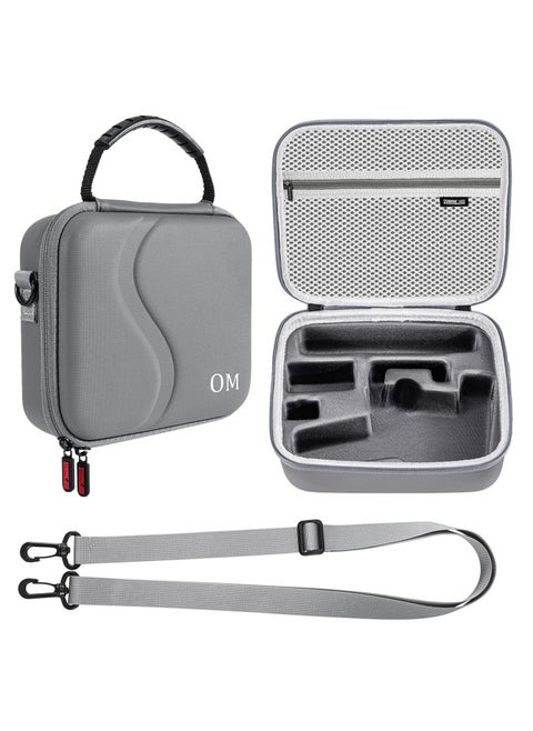 Osmo Mobile 7P Case, Portable PU Shoulder Bag for Dji Mobile 7 Pro/7, Gimbal Stabilizer Travel Case for DJI Osmo Mobile 7/7P Accessories