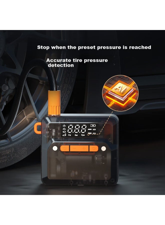 JD.com Jd Jingzao Car Air Pump Tire Inflator With Tire Pressure Monitoring For Cars, Electric Bikes, Motorcycles, E-bikes, And Basketball - Image 2