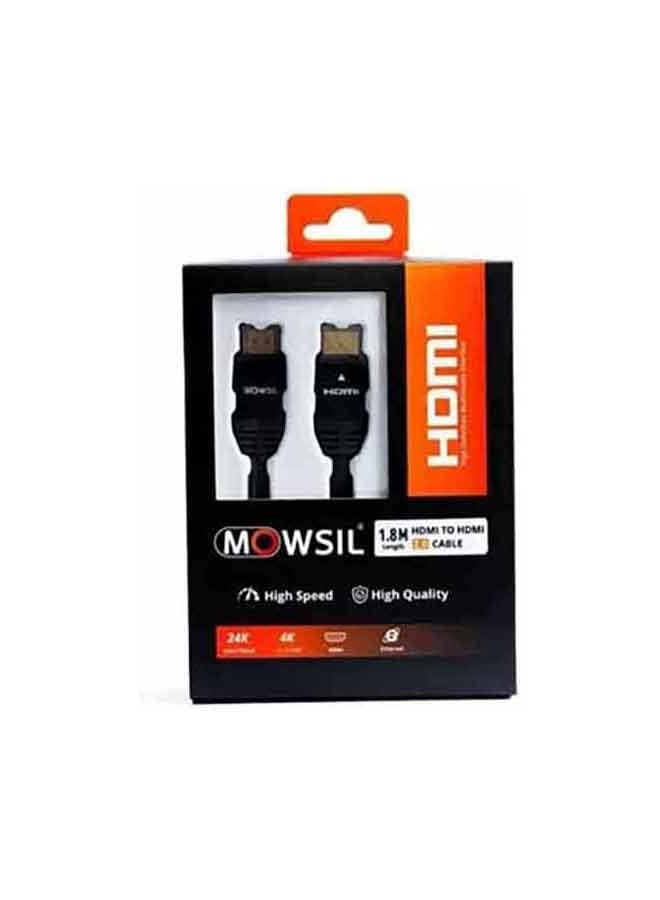 MOWSIL 4K Support High Speed HDMI 2.0V Cable, 5 Meters Length, Grey