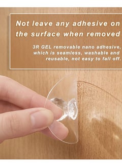 KASTWAVE Cabinet Drawer Knobs, Clear Diamond Crystal Shaped Pulls Handles for Wardrobe, Kitchen Cupboard, Bathroom Dresser, Furniture Door Window, Self-Adhesive Drill Free Push Pull Helper 8 pcs  - Image 5