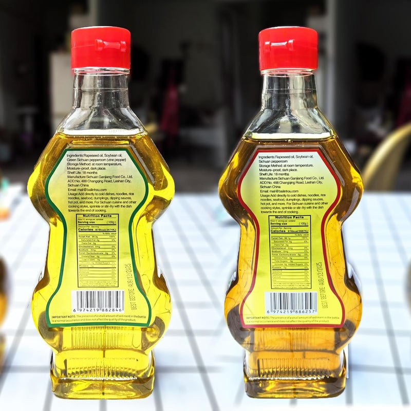 BAILINHOU Authentic Sichuan Peppercorn Oil 400ml - Original Imported Szechuan Prickly Ash Oil - Image 3