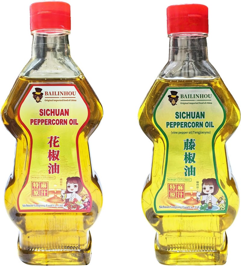 BAILINHOU Authentic Sichuan Peppercorn Oil 400ml - Original Imported Szechuan Prickly Ash Oil - Image 4