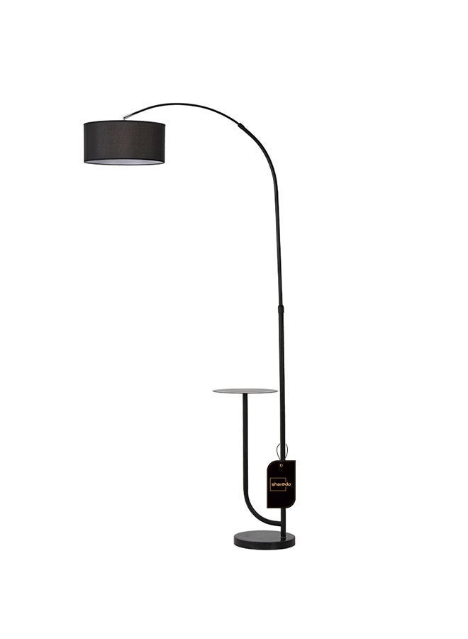 Sharpdo Three-Color Dimmable Vertical Floor Lamp With Warm Light Pure Natural Marble Base with Coffee Table Tray - with Remote Control Time Switch 70x185cm - Image 5