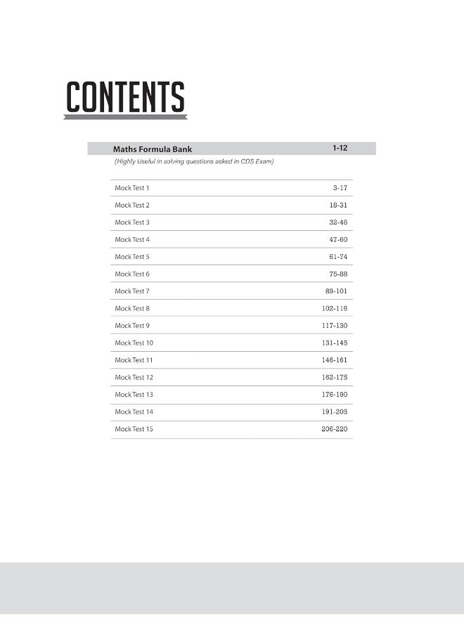 Arihant MISSION UNIFORM CDS - 15 MOCK TESTS- ELEMENTARY MATHEMATICS  - Image 3