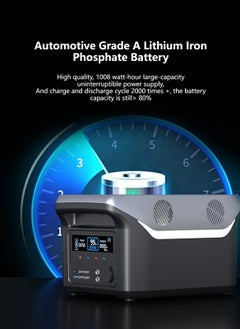 شاربدو محطة توليد طاقة محمولة 300W/307WH LIFEPO4 مولد صغير محمول للاستخدام المنزلي للاستخدام في التخييم في الطوارئ في الهواء الطلق ، بنك طاقة كبير مع منفذ AC للكمبيوتر المحمول  - Image 5