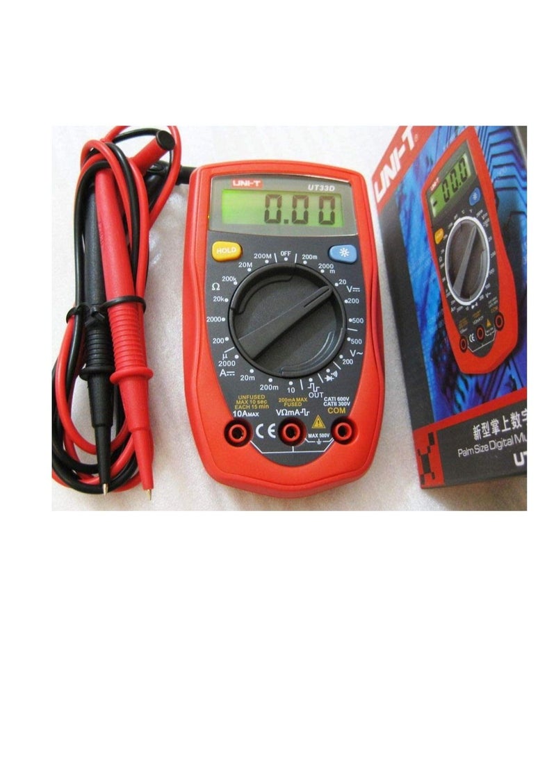 UNI-T Uni-T UT33D series: Palm size digital Multimeter Voltmeter Avometer  - Image 2