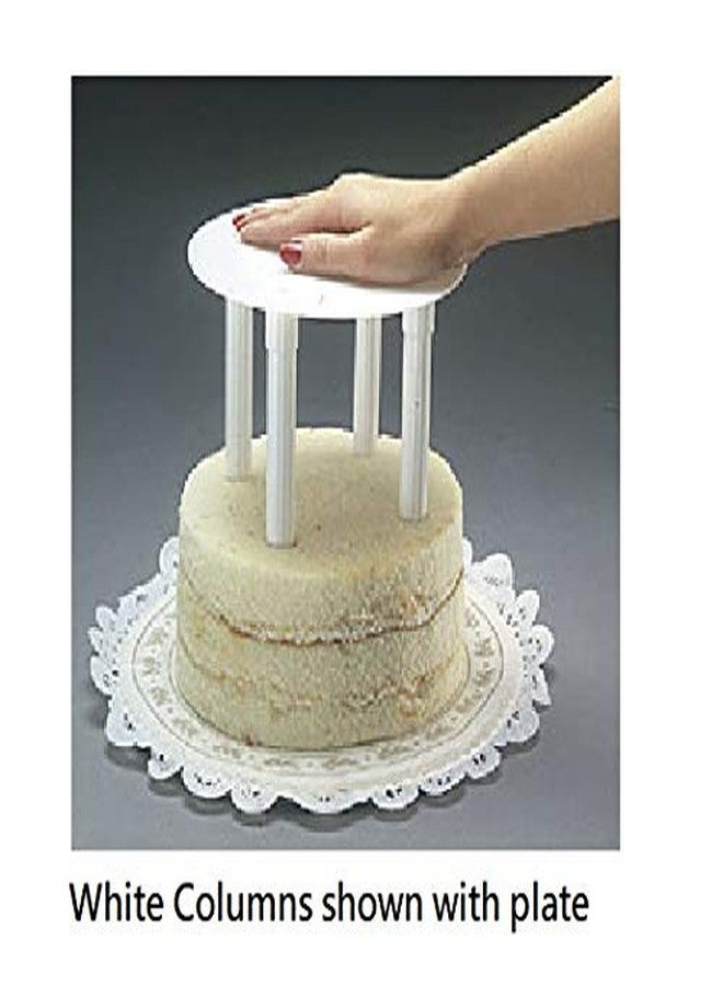 Oasis Supply, Coast SPS Single Plate Separator, Stacking System, Cake Columns White, 9" - 12 Count - Image 4