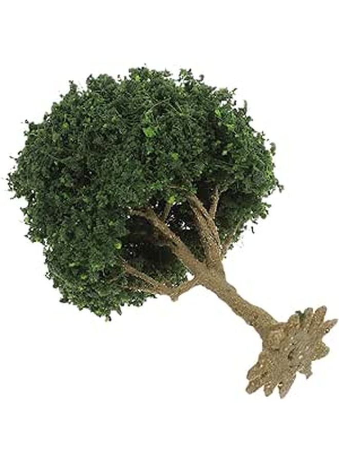Spring Green Plastic Miniature Tree 15Cm For DIY Crafts Model Railroad Scenery Fairy Garden Decoration - Image 1