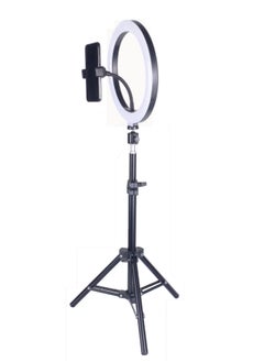 General Direct Live Light 10 Inch Led Ring Light Anchor Mobile Phone Bracket Beauty Fill Light Floor Bracket-Light Source Color:10 Inch +0.5 M Lamp Stand  - Image 1