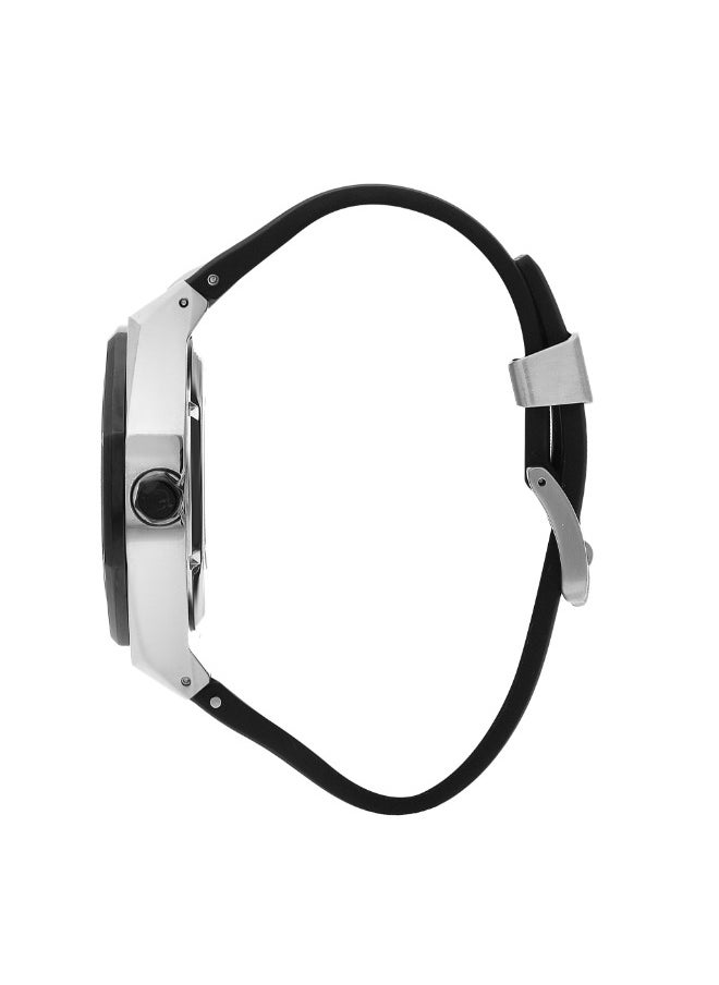 Quantum - Quantum QMG1074.051 Men's Automatic Display Watch & Silicon Strap Strap Black - Image 1