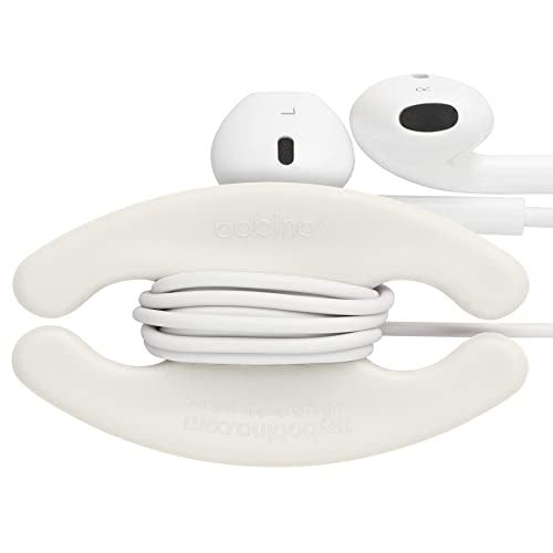 Bobino | Cord Wrap | Cord Organizer | Desk Cable Management | Cord Holder & Cable Organizer | Cord Organizer for Desk Accessories | Cable Holder & Wire Organizer Under Desk | Cord Ties | Small 3 Pack - Image 3
