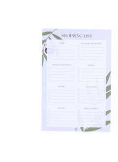 Prickly Pear Olive Set Of 2 Magnetic Meal Planner With Shopping List  - Image 5