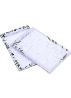 Prickly Pear Olive Set Of 2 Magnetic Meal Planner With Shopping List  - Image 4
