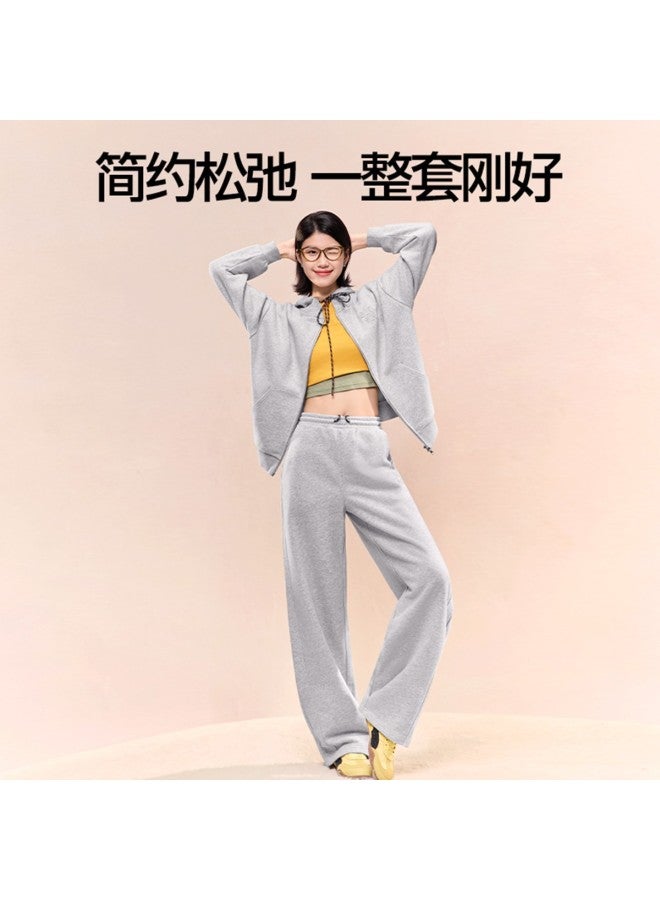 SIINSIIN Curved Knife Women'S Joggers 2025 Autumn Winter Versatile Fleece-Lined Straight Loose Banana Pants Casual Sport Pants - Image 4