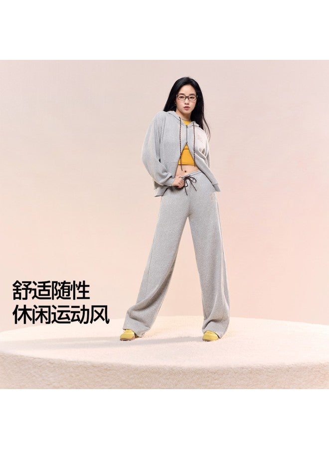 SIINSIIN Curved Knife Women'S Joggers 2025 Autumn Winter Versatile Fleece-Lined Straight Loose Banana Pants Casual Sport Pants - Image 2