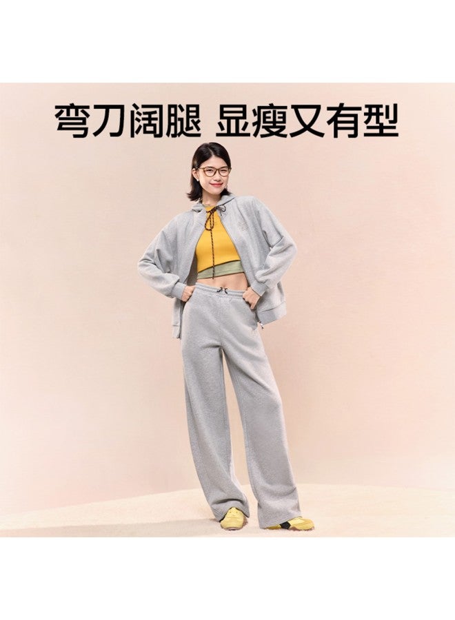 SIINSIIN Curved Knife Women'S Joggers 2025 Autumn Winter Versatile Fleece-Lined Straight Loose Banana Pants Casual Sport Pants - Image 3