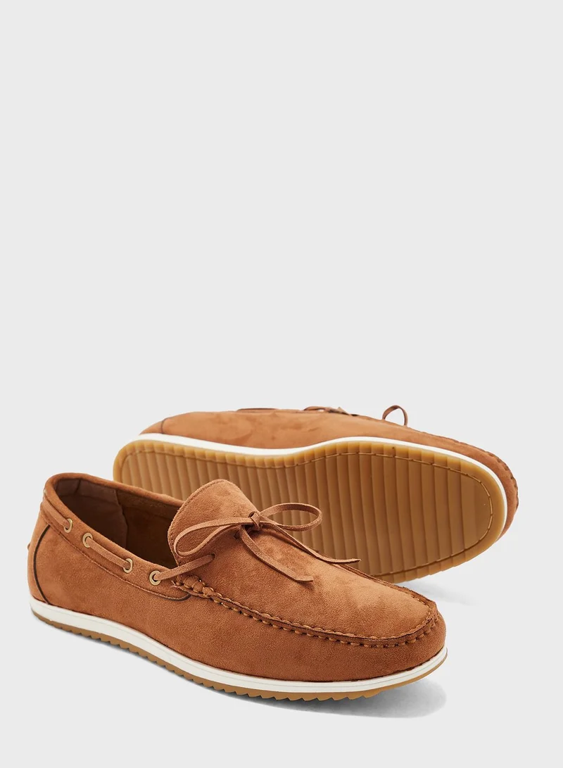 Robert Wood Suede Casual Slip Ons