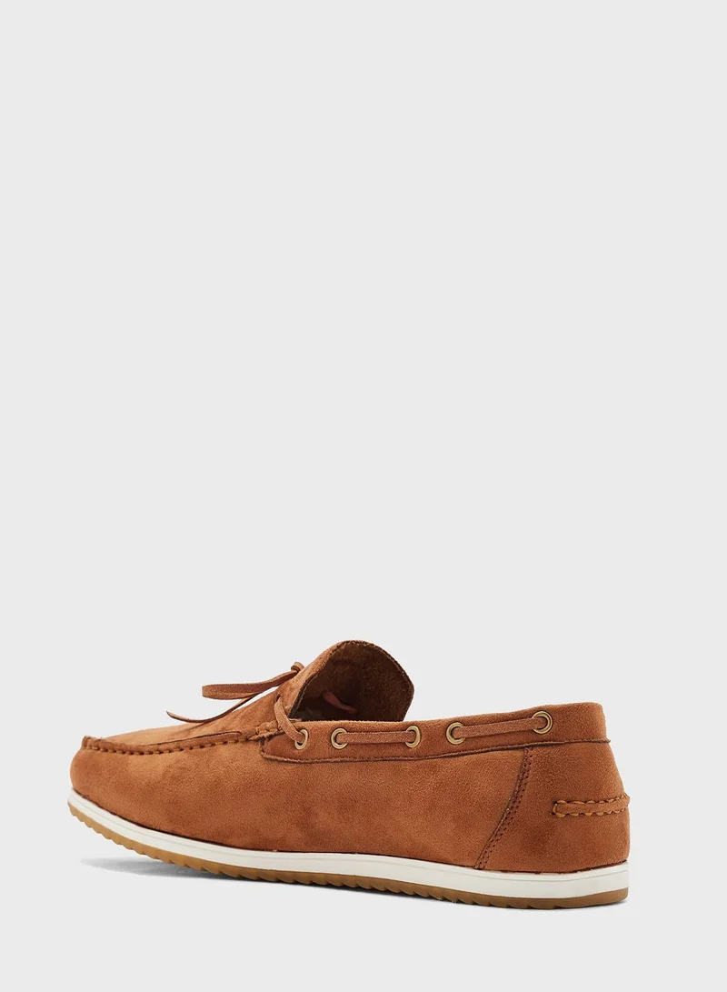 Robert Wood Suede Casual Slip Ons