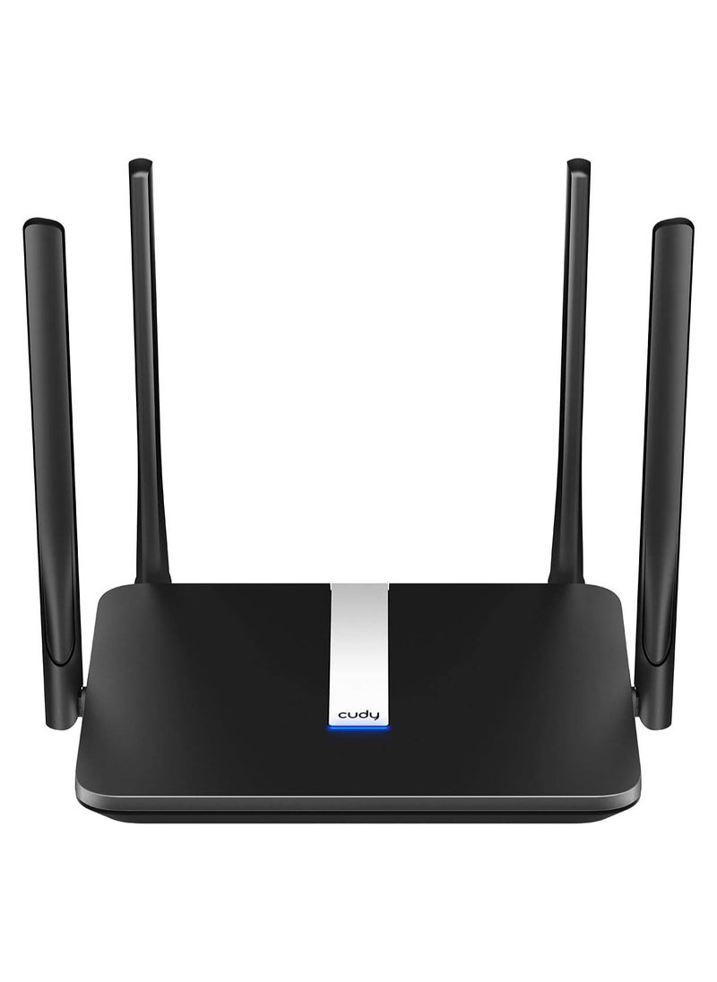 cudy - AC1200 Dual Band Unlocked 4G LTE Modem Router with SIM Card Slot, 300mbps 2.4ghz - 867mbps 5ghz (1200Mbps) Mesh WiFi, 5dBi High Gain Antennas, DDNS, VPN, Cloudflare, LT500 - Image 1