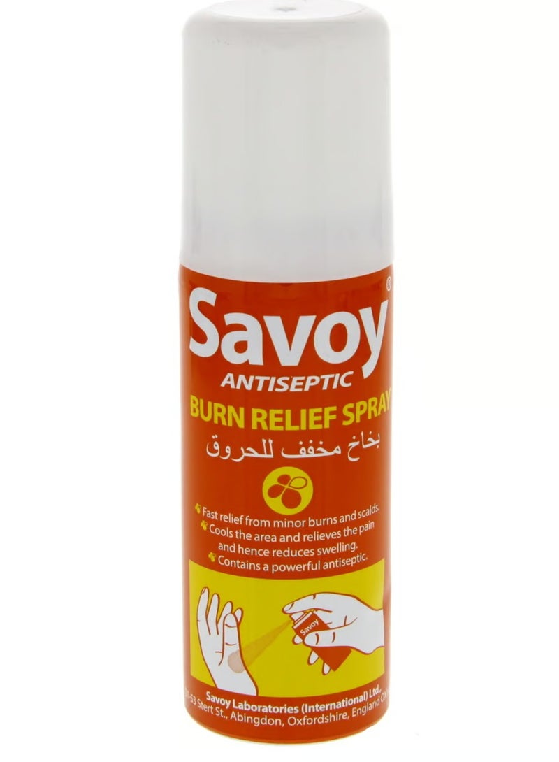 Savoy Antiseptic Burn Relief Spray 50ml