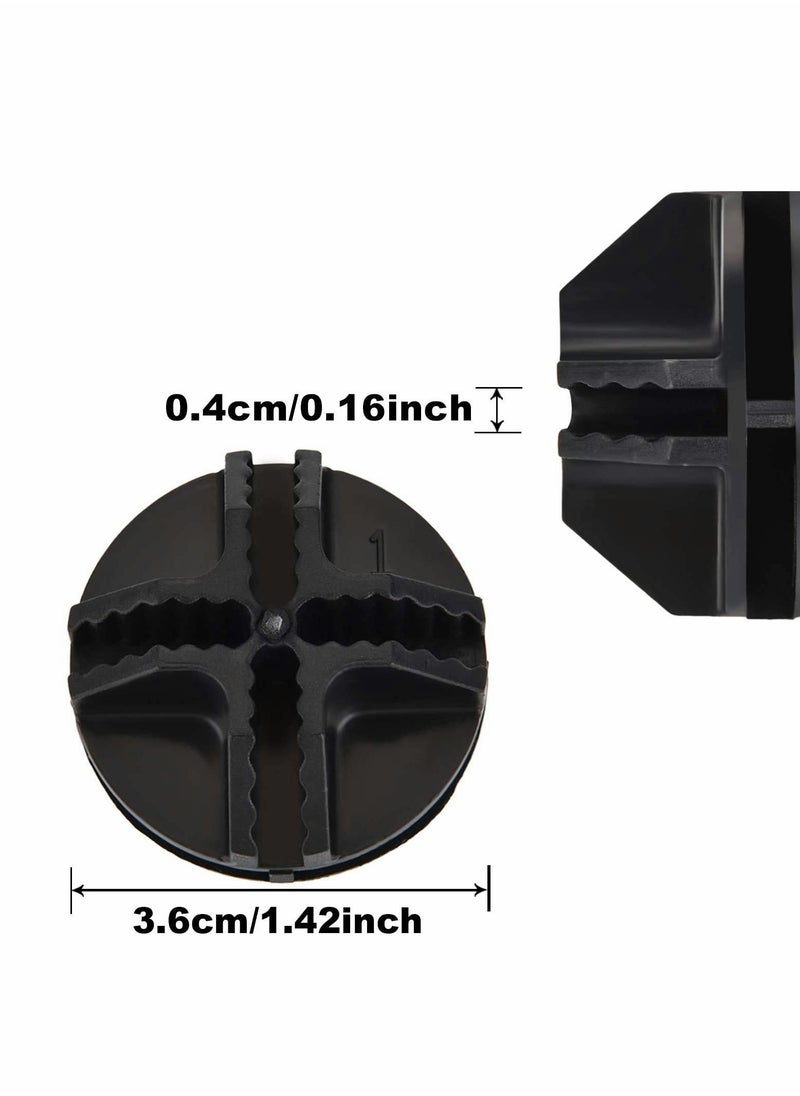 32pcs Wire Cube Plastic Connectors for Cube Storage Modular Closet Organizer and Metal Grid Shelving Unit Black Modular Storage Organizer Closet and Wire Shelving