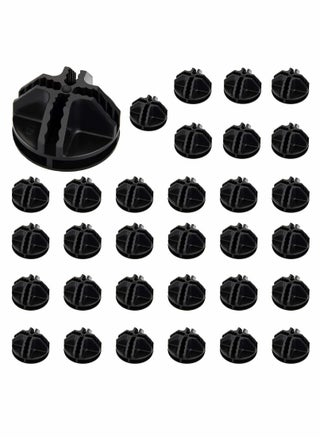 32pcs Wire Cube Plastic Connectors for Cube Storage Modular Closet Organizer and Metal Grid Shelving Unit Black Modular Storage Organizer Closet and Wire Shelving - pzsku/Z66FE04CDAD93AD4C148BZ/45/_/1698649245/c0c8c000-ac41-4d0f-ab5c-ed81d12d5f40