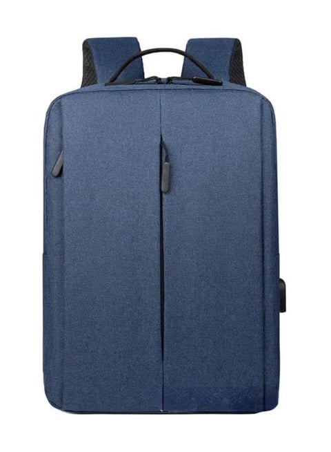 Unisex Backpack New Easy to Use Computer Travel Business Backpack Perfect Capacity Suitable for Picnics Hiking School Navy Blue